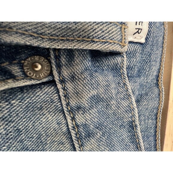 Vintage Tommy Hilfiger Jeans Womens 12 Y2k Cropped 25" Boyfriend Mid Rise Denim - Picture 15 of 16